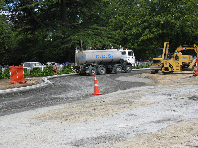 14. Where the new parking area will be Cambridge Tree Trust